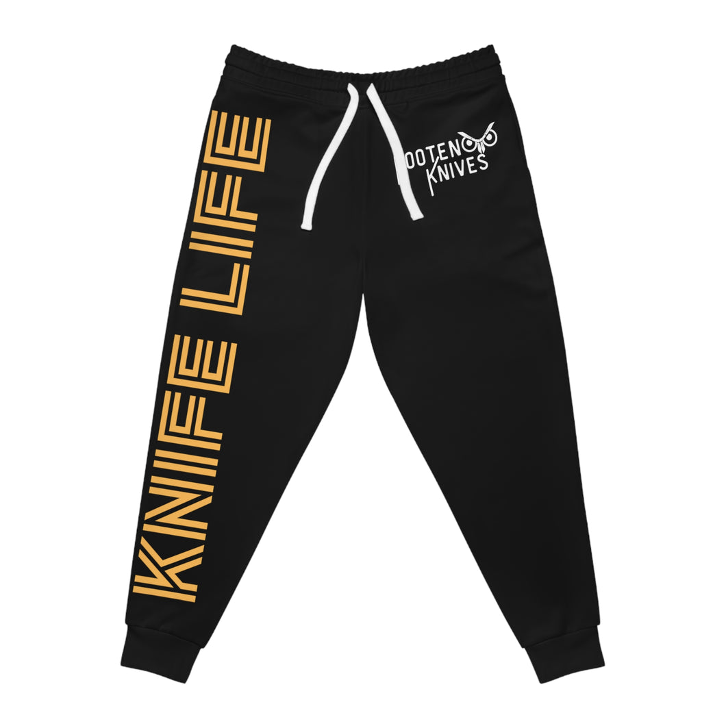 KNIFE LIFE Show Logo Athletic Joggers (AOP)