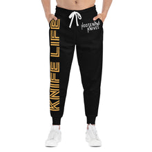 Load image into Gallery viewer, KNIFE LIFE Show Logo Athletic Joggers (AOP)
