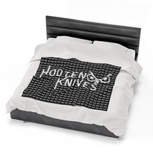 Load image into Gallery viewer, Hooten Knives Velveteen Plush Blanket
