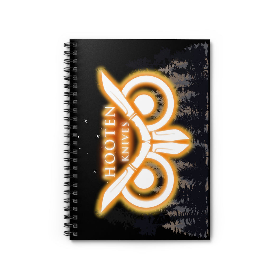 Night Owl Spiral Notebook - Ruled Line